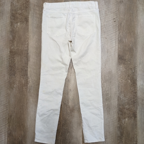 J. Crew White Mid rise Toothpick Jeans - Picture 3 of 13